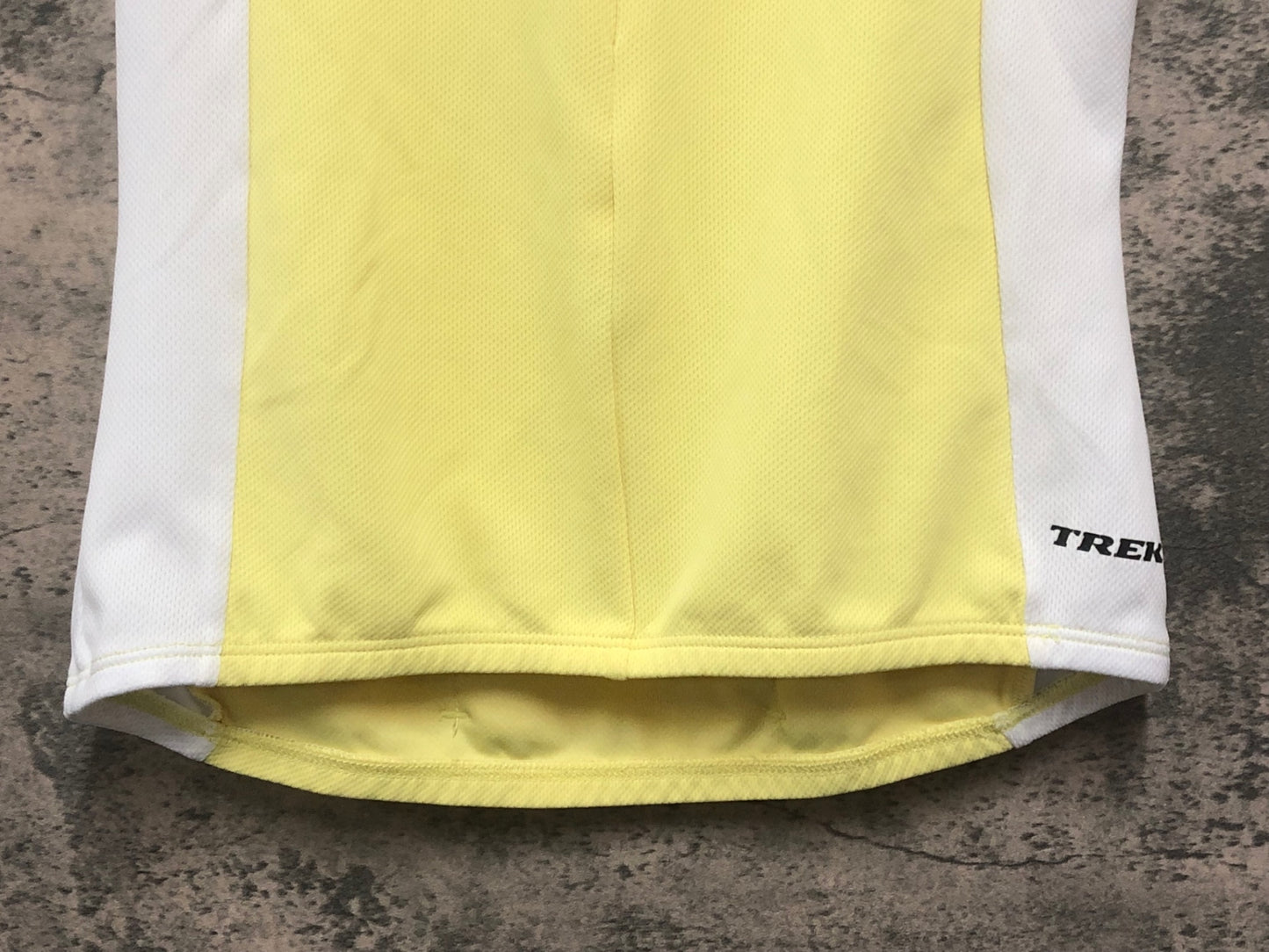 IY168 トレック TREK 半袖 サイクルジャージ 黄 S ハーフジップ