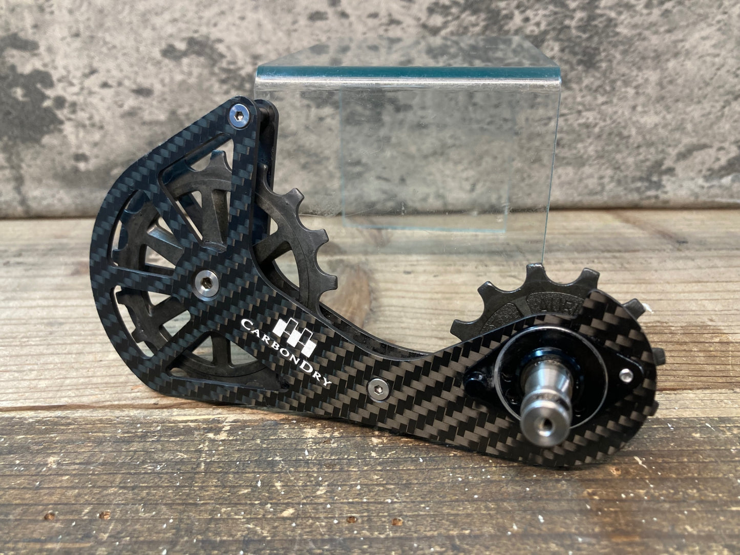 IP316 カーボンドライジャパン CDJ V3 PLUS R91/R80 11S ビッグプーリーキット ハイブリッドセラミック ※プレート一部削れあり