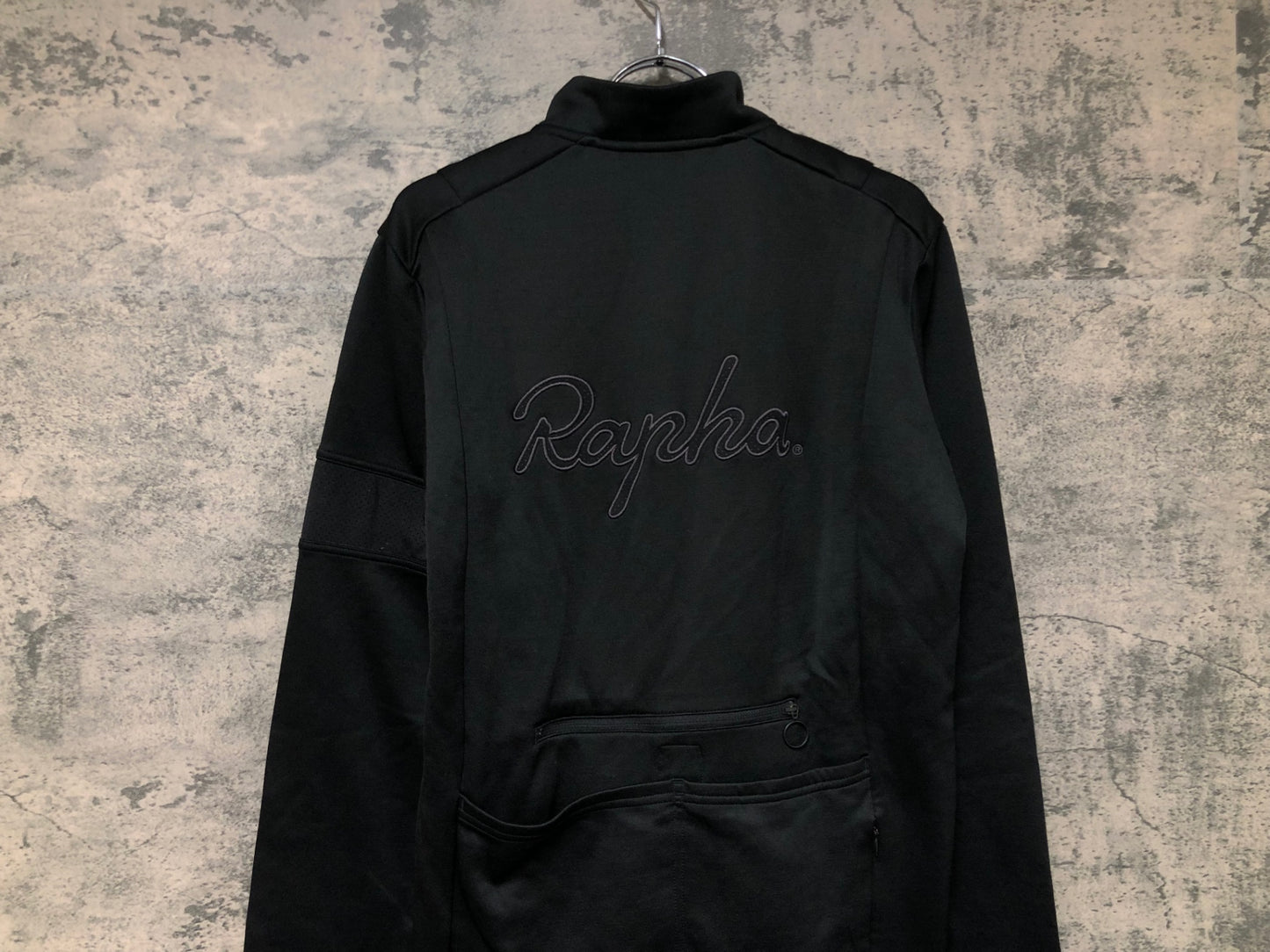 IY367 ラファ Rapha WINTER JERSEY 長袖 サイクルジャケット 黒 M 裏起毛