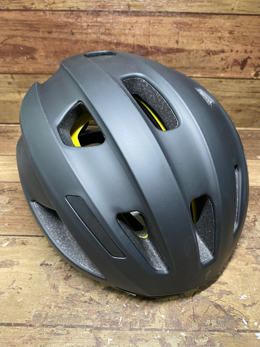 IM621 スペシャライズド SPECIALIZED ALIGN II ヘルメット MIPS CE BLK/BLKREFL ROUND L