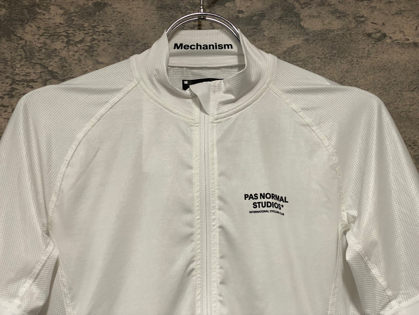 JC404 パスノーマルスタジオ Pas Normal Studios | Men's Mechanism Jersey 半袖 サイクルジャージ ホワイト M