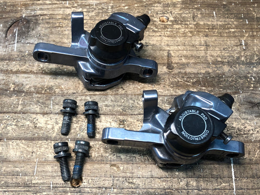 IU844 シマノ SHIMANO BR-CX77 ディスクブレーキ キャリパー 前後セット