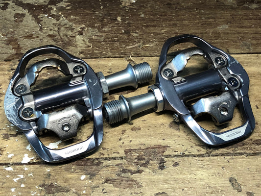 IE473 シマノ SHIMANO PD-A600 ビンディングペダル シルバー