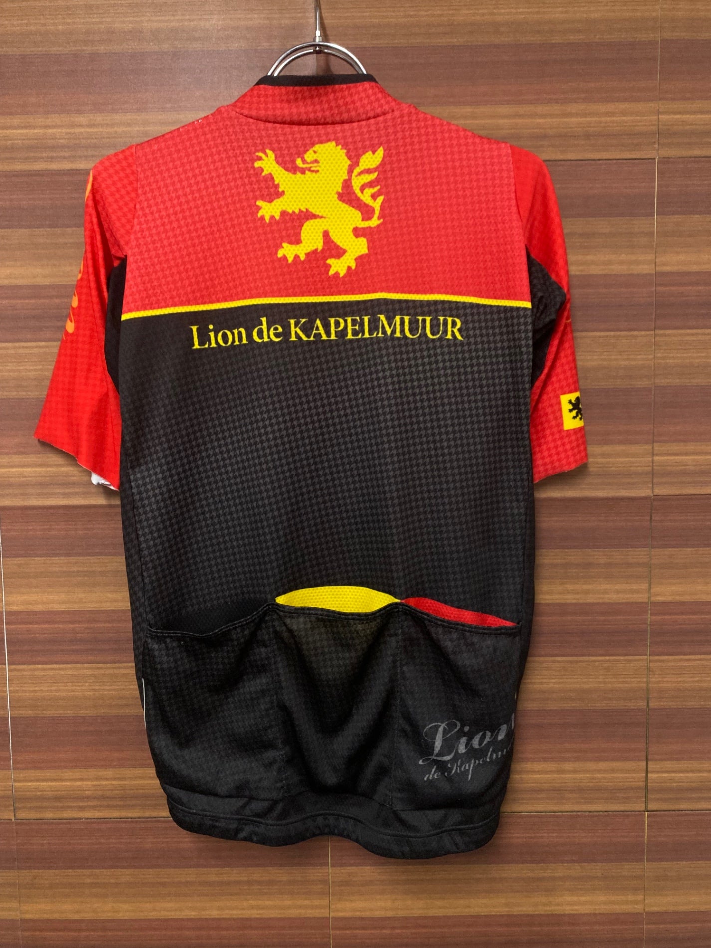 IS270 カペルミュール KAPELMUUR 半袖 サイクルジャージ 赤 黒 XL