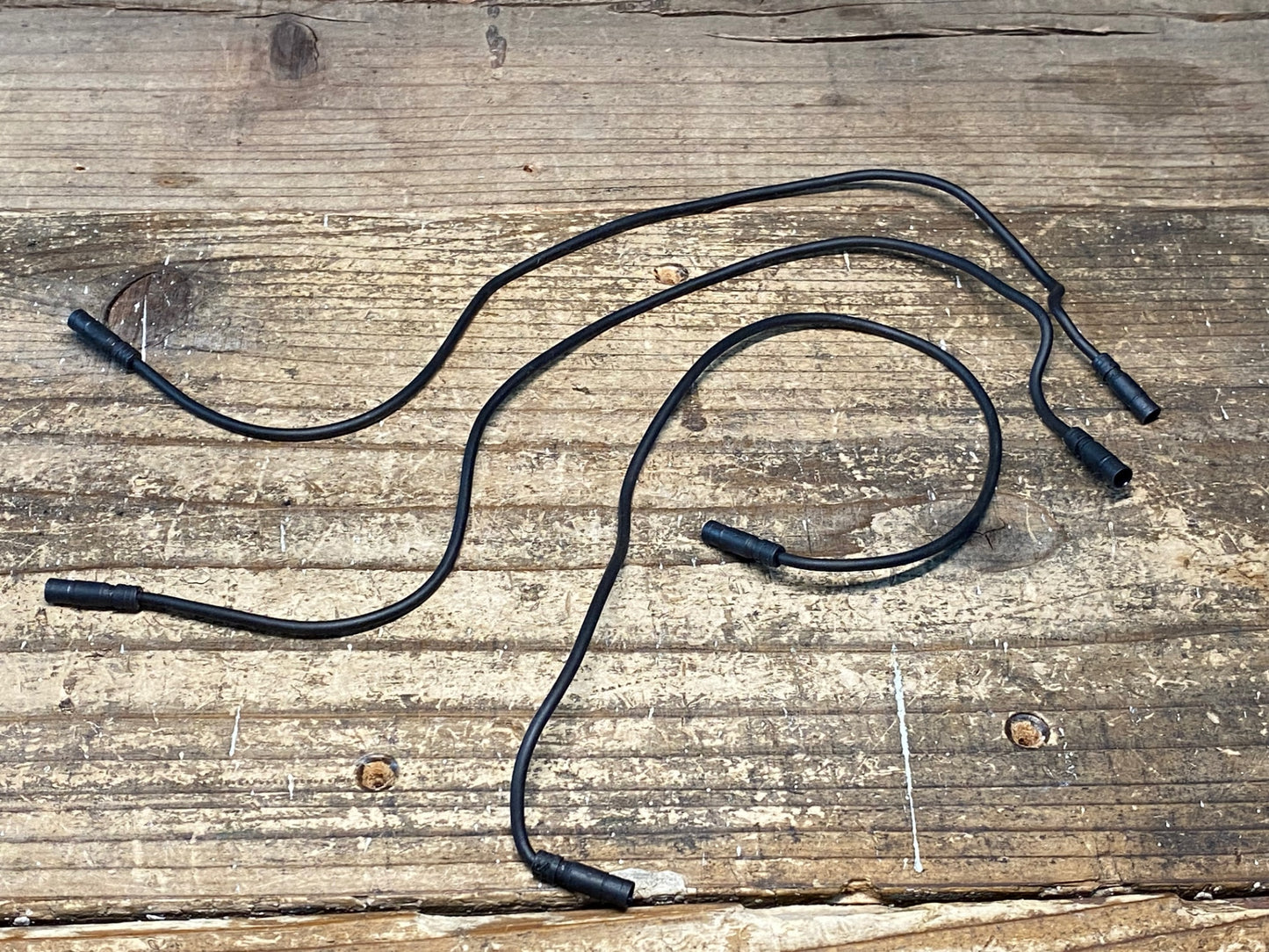 IN144 シマノ SHIMANO SM-EW90-A ジャンクションA 5ポート Di2 電動 エレクトリックケーブル320mmx3 セット ※バンドちぎれ