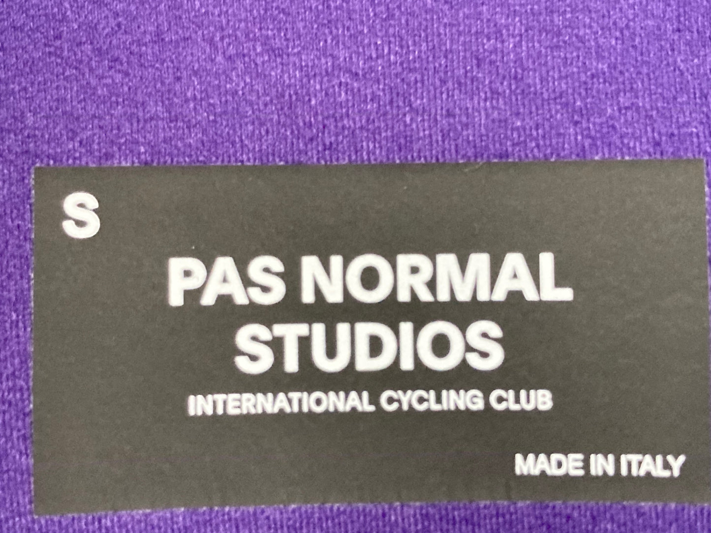 IY161 パスノーマルスタジオ PAS NORMAL STUDIOS 長袖 サイクルジャージ S パープル