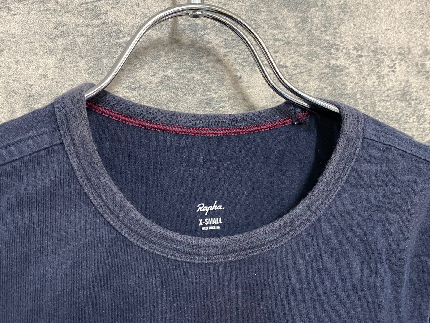 IS746 ラファ Rapha 半袖 Tシャツ 紺 XS TEMPEST ※擦れ、色落ち