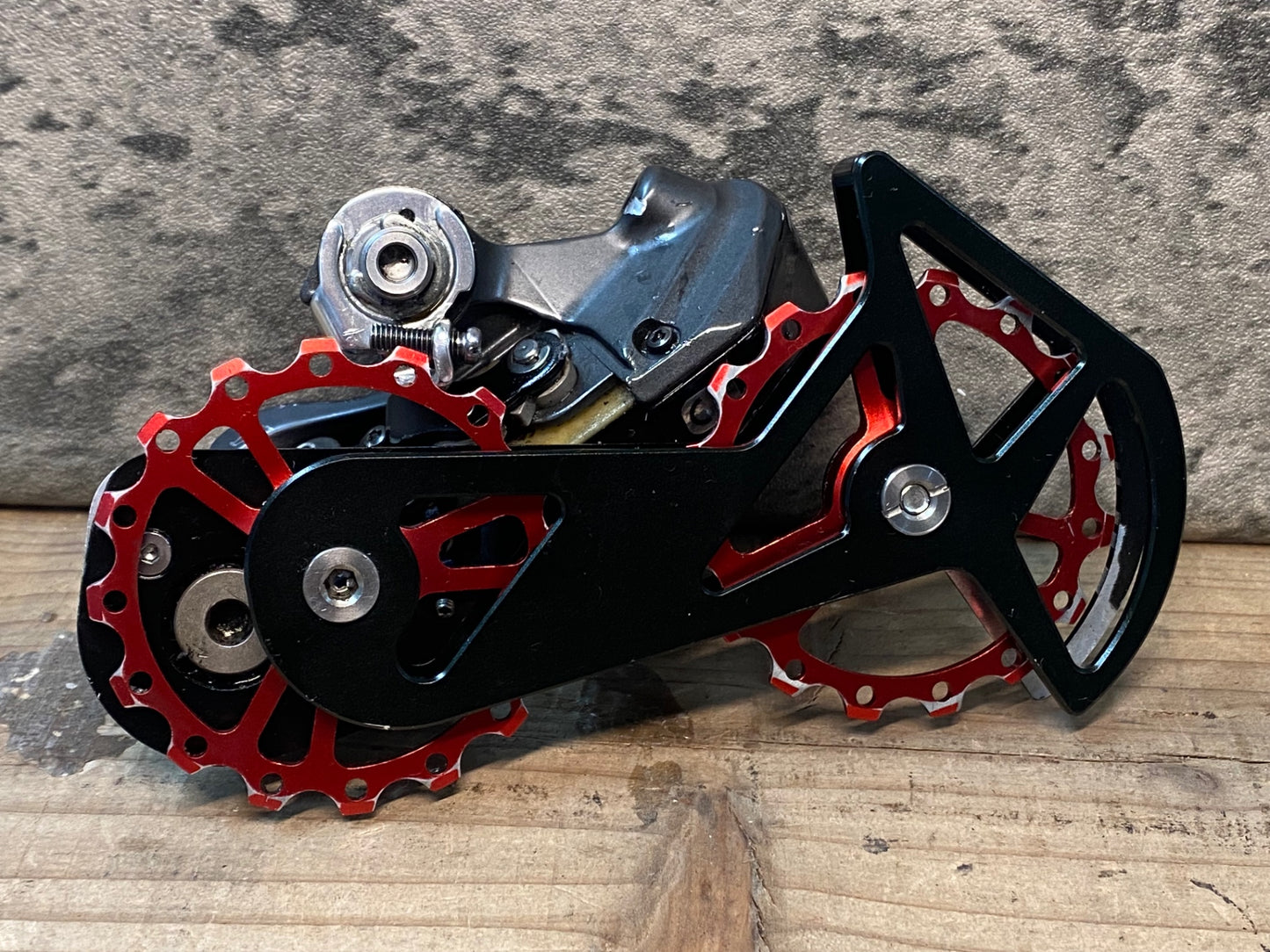 IQ646 シマノ SHIMANO アルテグラ ULTEGRA RD-6770 電動 Di2 リアディレイラー 10S プーリーケージ社外品