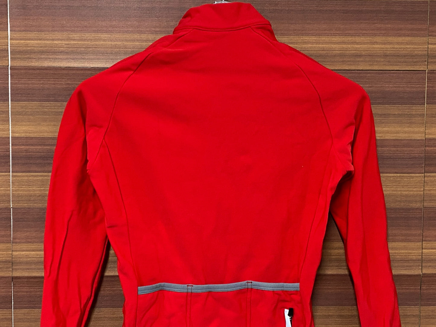 IR085 ペダルマフィア Pedal Mafia 長袖 サイクルジャージ 赤 レディース 2XS 裏起毛