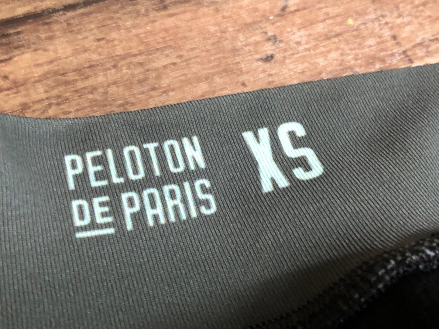 IQ750 プロトンドパリ PELOTON DE PARIS 長袖 サイクルジャージ 緑 XS 裏起毛