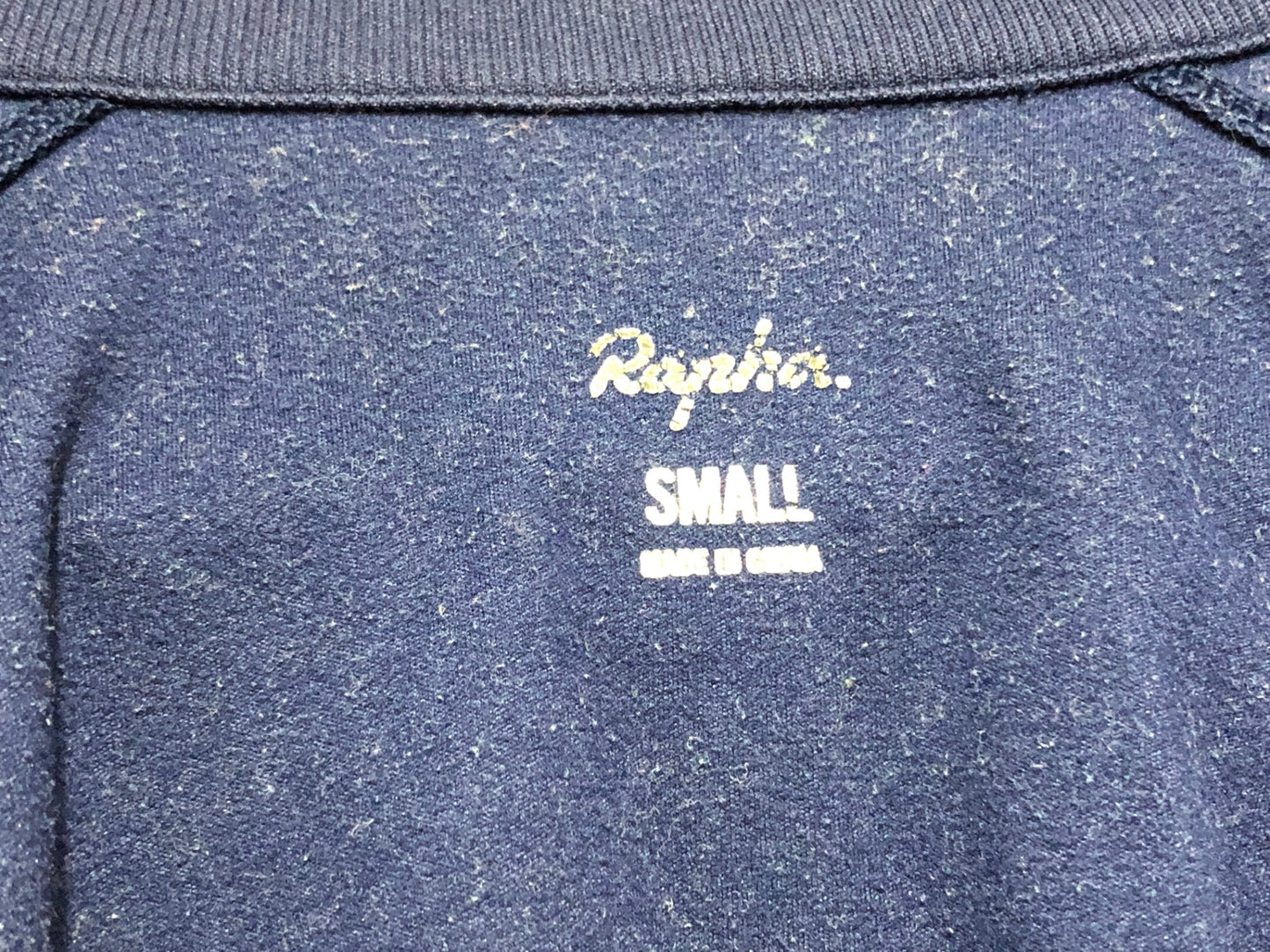 IT433 ラファ Rapha CORE LONG SLEEVE JERSEY 長袖 サイクルジャージ 紺 S 裏起毛