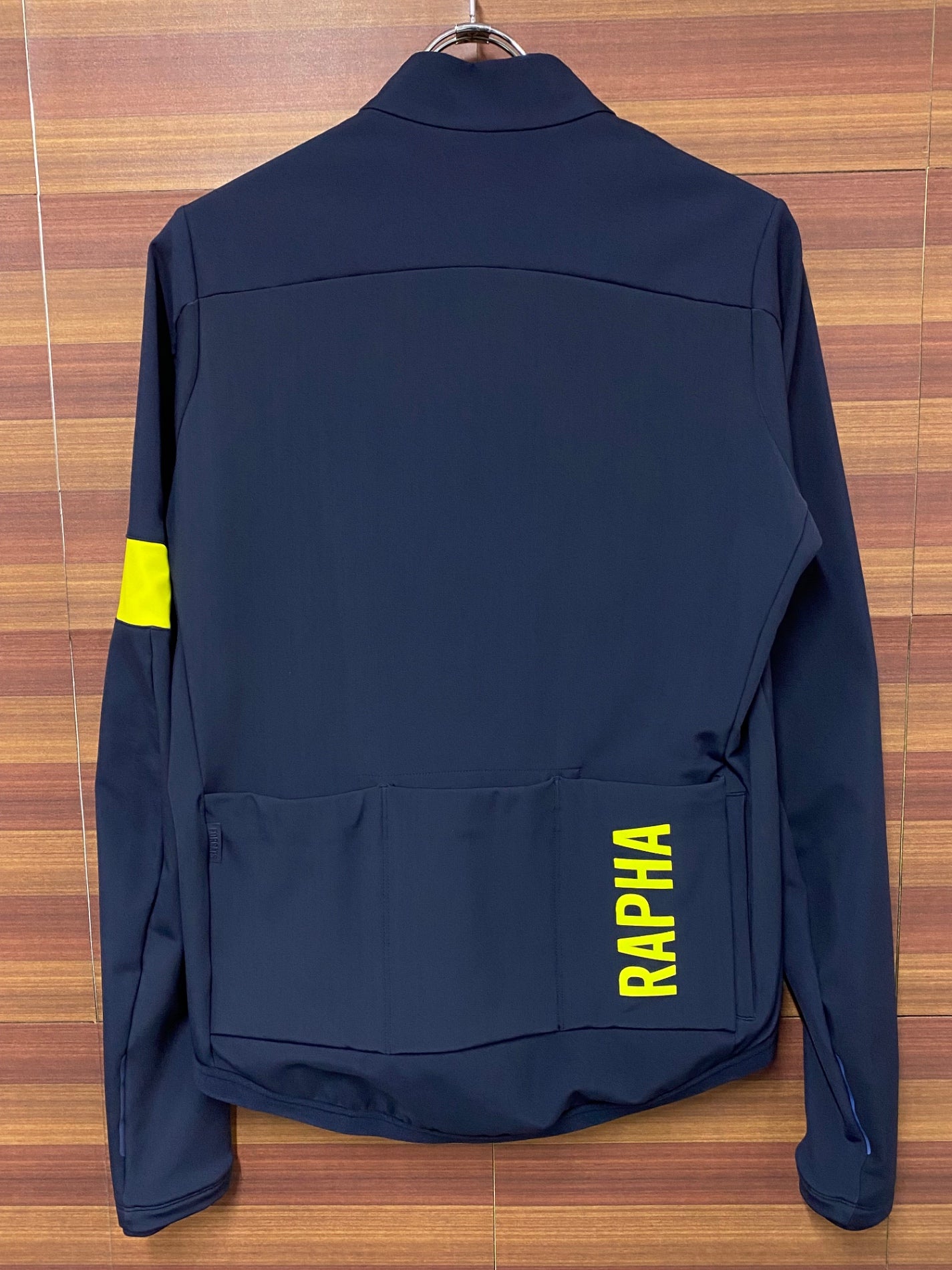 IS676 ラファ RAPHA PRO TEAM TRAINING JACKET 長袖 サイクルジャージ 黒 L