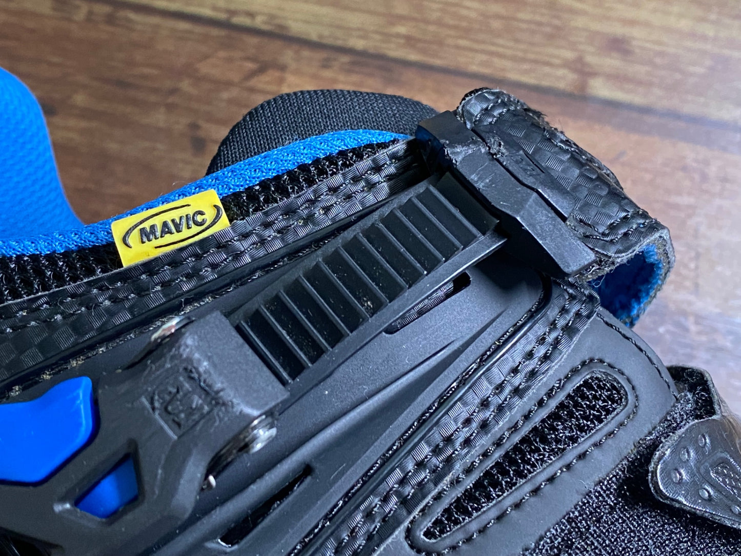 IY810 マヴィック MAVIC ビンディングシューズ SPD 黒青 EU42 2/3