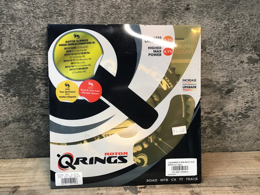 JA862 ローター ROTOR QRINGS アウター チェーンリング 50T BCD110 5アーム 楕円