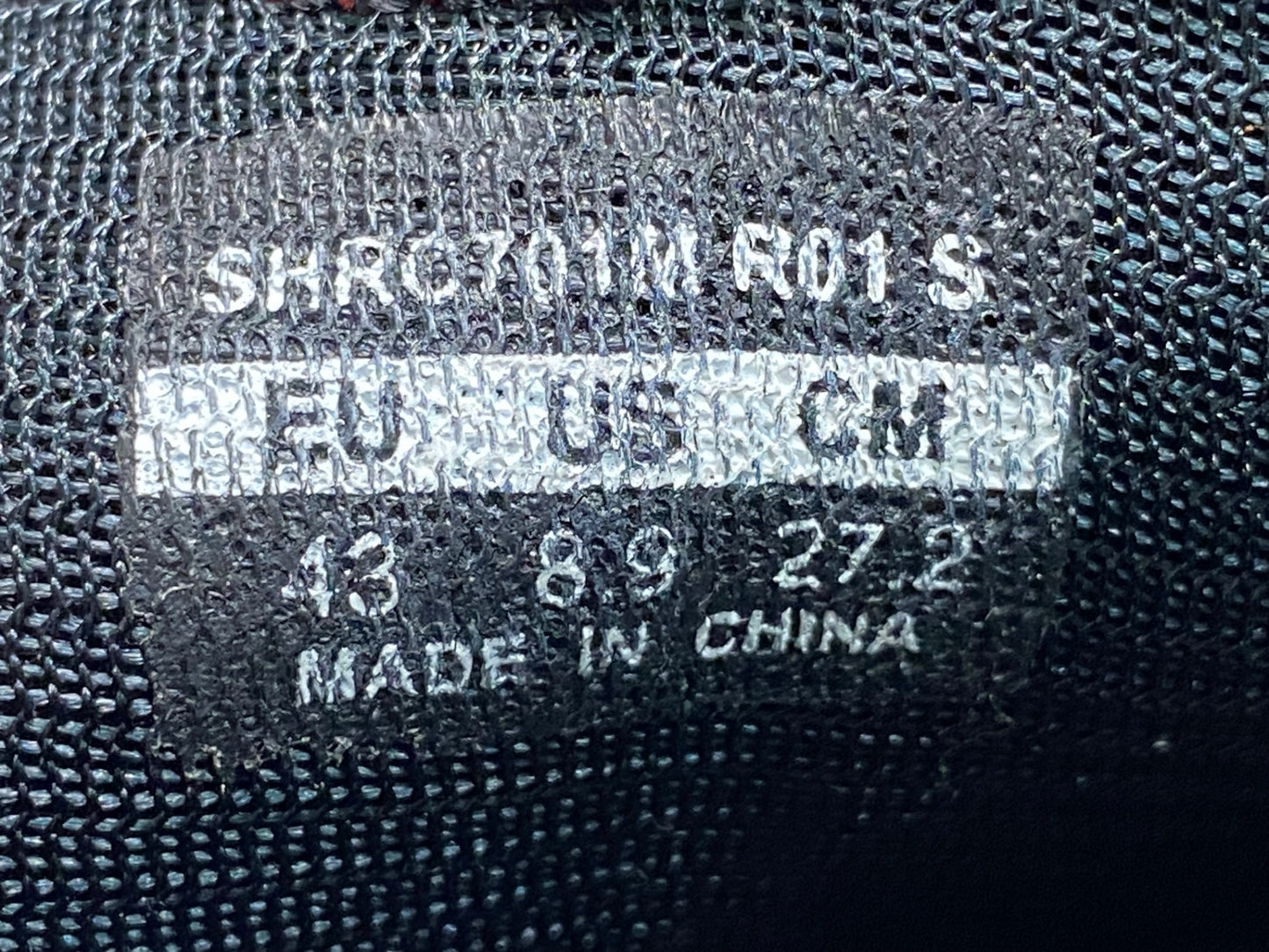 JB667 シマノ SHIMANO RC7 SHRC701M R01 S ビンディングシューズ 3穴 黒 赤 EU43