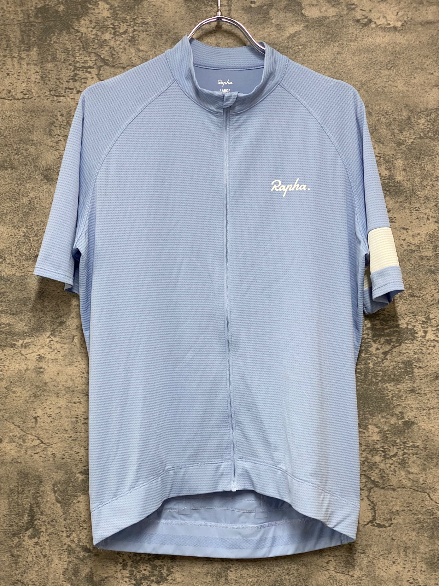 JB049 ラファ Rapha CORE LIGHTWEIGHT JERSEY 半袖 サイクルジャージ 水色 L