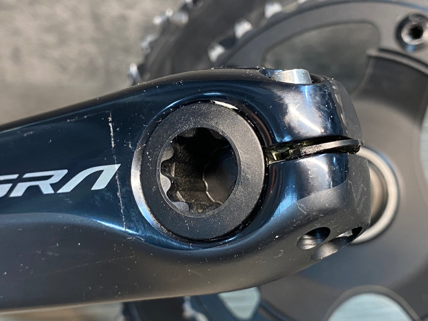 IW827 GIANT POWER PRO 両側パワーメーター クランクセット SHIMANO ULTEGRA FC-R8000 170mm 50/34T 刻印”SI” ※充電不良の為ジャンク