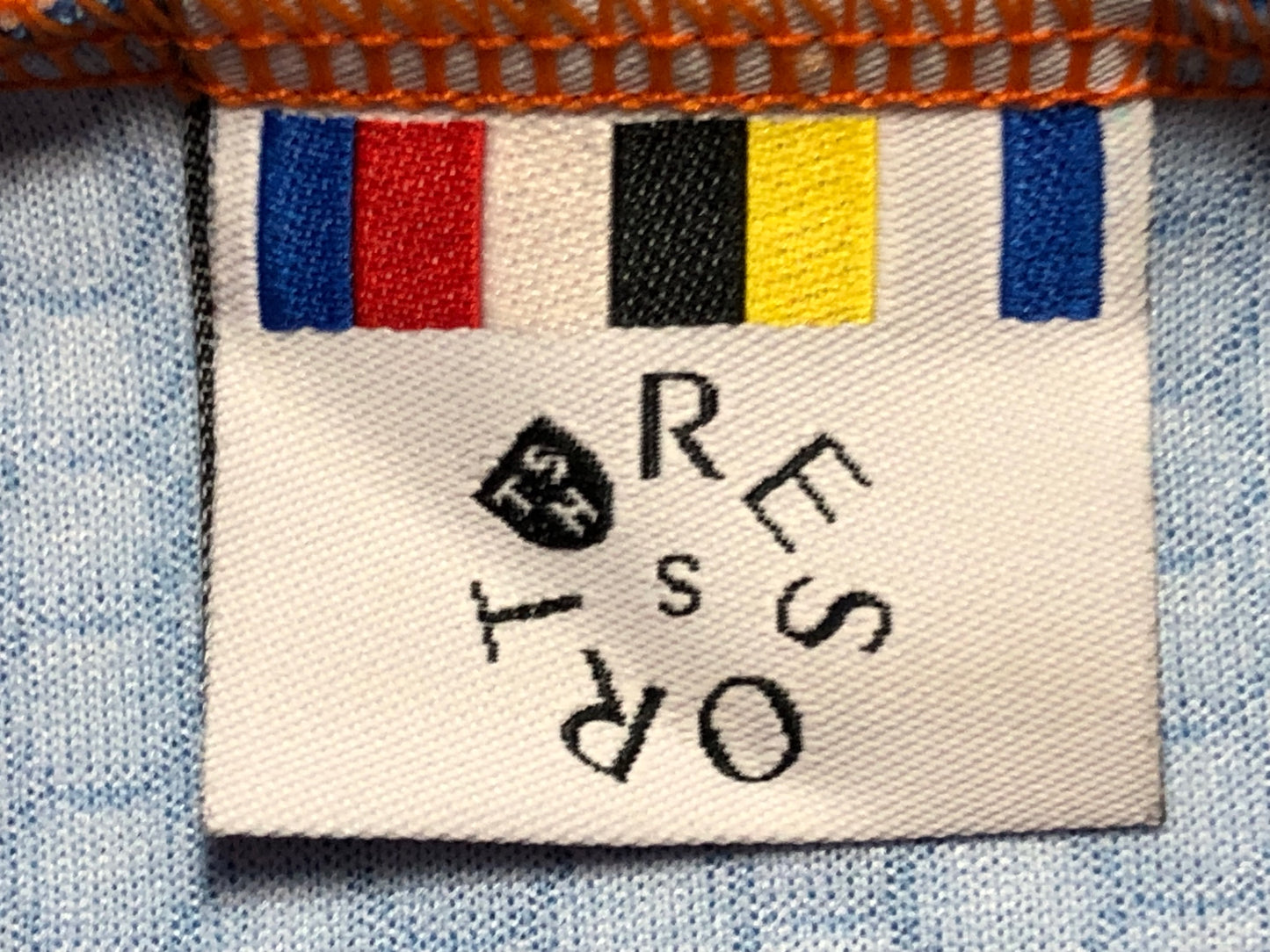 IT311 テンスピードヒーロー TENSPEED HERO 半袖 サイクルジャージ 水色 オレンジ 白 S