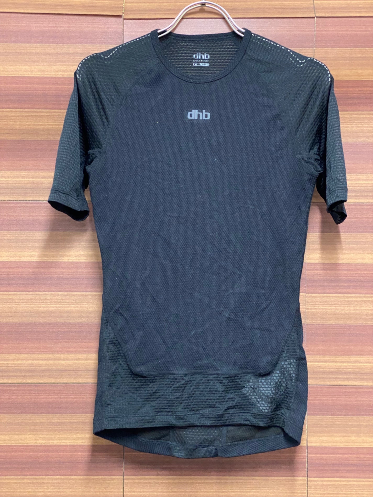 IU248 dhb 半袖 べースレイヤー 黒 XS