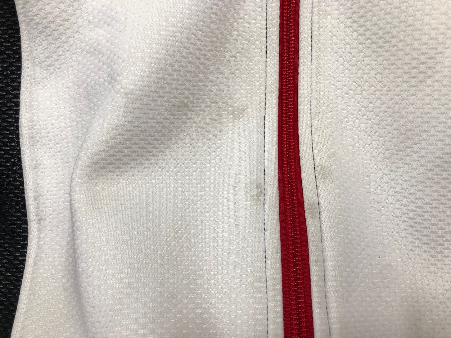 IM165 パールイズミ PEARL iZUMi 長袖 サイクルジャケット 白 黒 L 裏起毛 ※汚れ