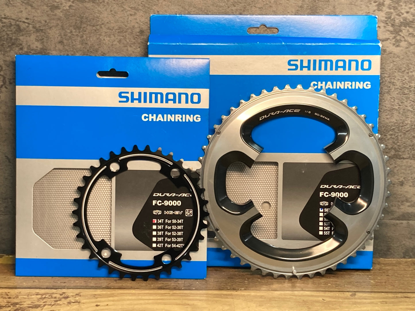 IT984 シマノ SHIMANO デュラエース DURA-ACE FC-9000 チェーンリング 50/34T 未使用