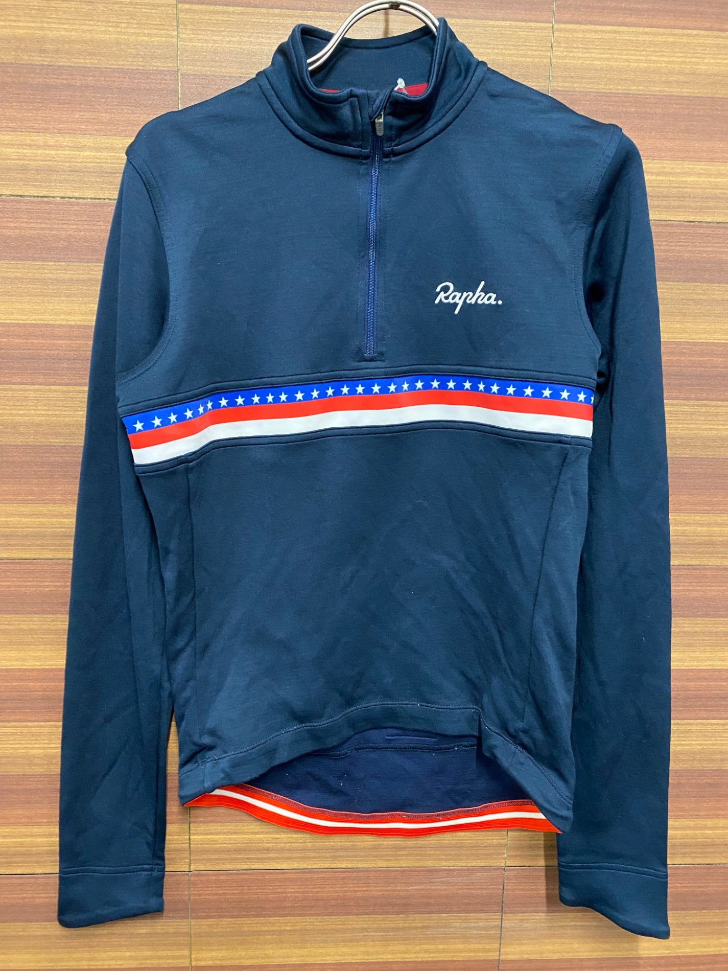 IP266 ラファ Rapha LONG SLEEVE COUNTRY JERSEY 長袖 サイクルジャージ ネイビー S