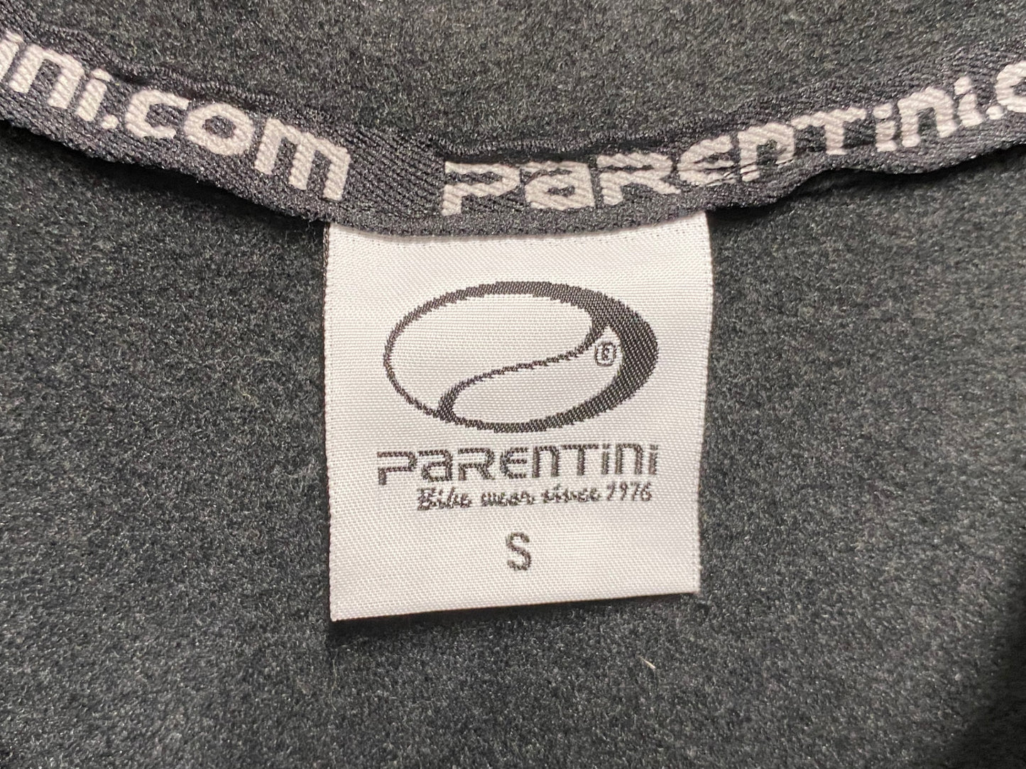 IY342 パレンティーニ Parentini 長袖 サイクルジャケット 黒 S 裏起毛