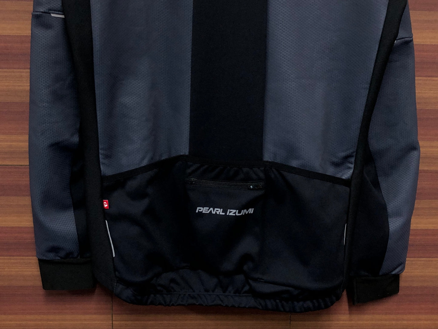 IQ699 パールイズミ PEARL iZUMi 長袖 サイクルジャケット 黒 グレー 黒 XL 裏起毛