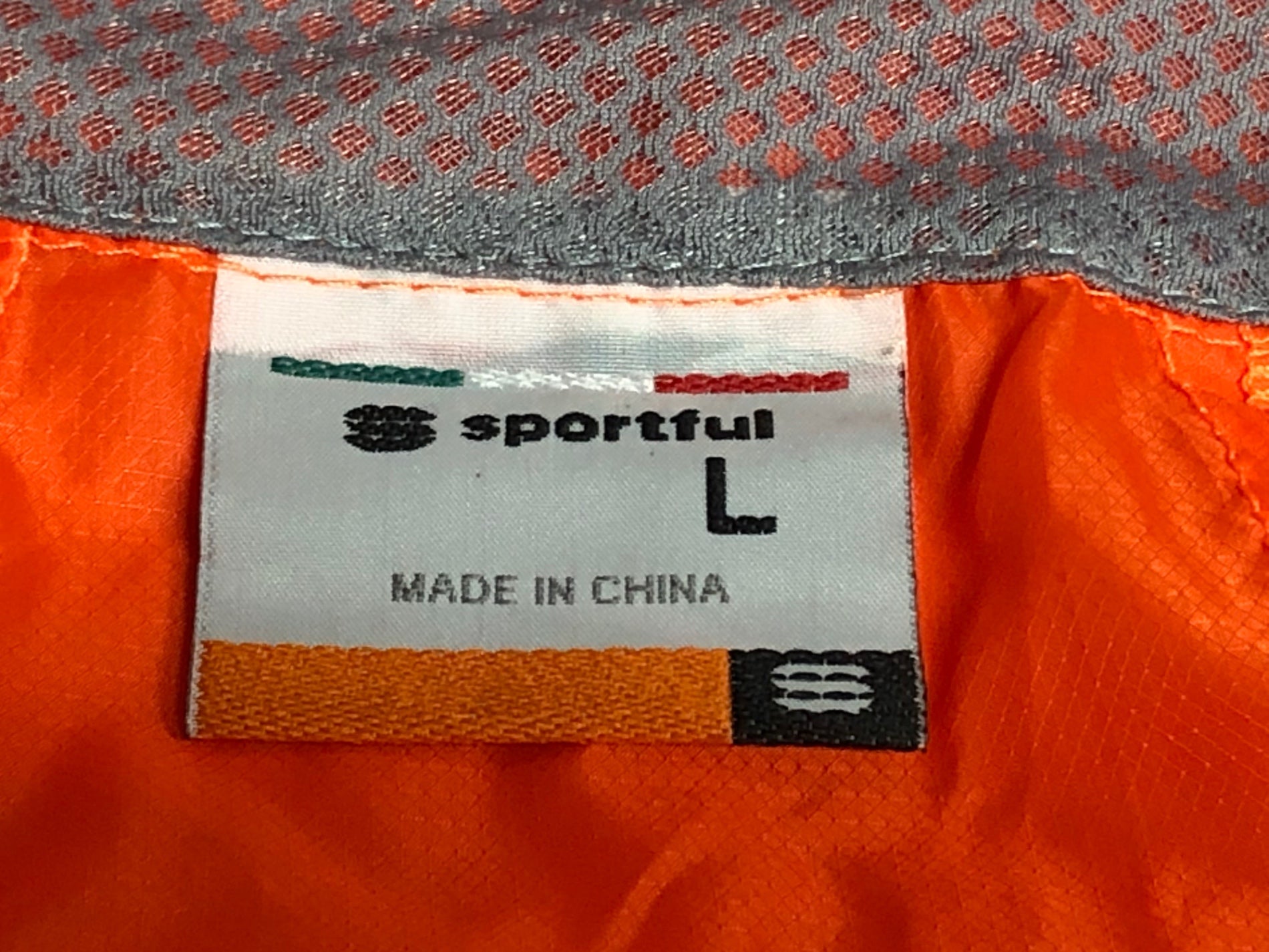 IM213 スポーツフル sportful 長袖 ウィンドブレーカー オレンジ