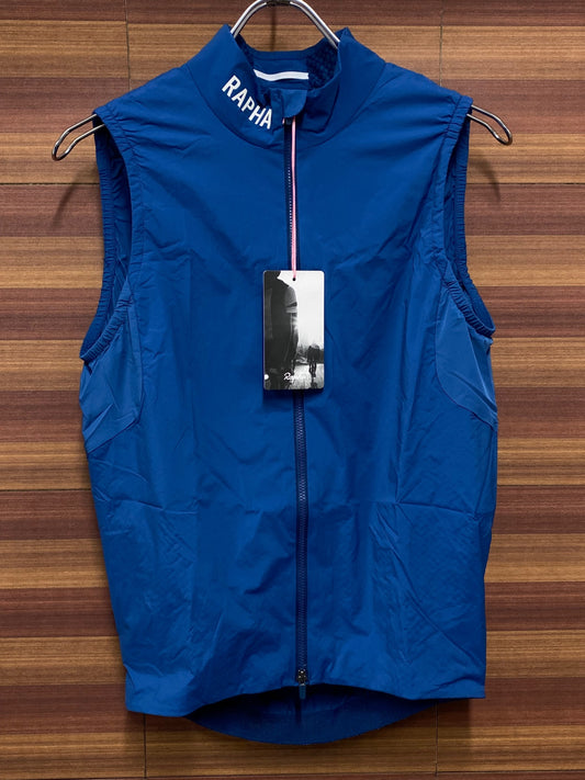 IT645 ラファ Rapha MEN'S PRO TEAM INSULATED GILET ジレ サイクルベスト 青 M 裏起毛 未使用