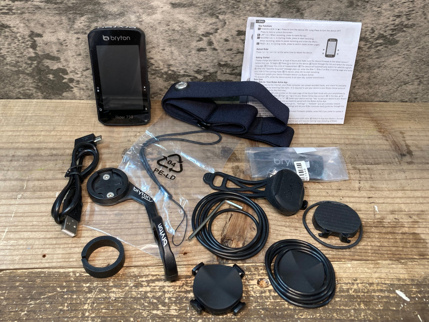 IL675 ブライトン Bryton ライダー Rider 750 サイクルコンピューター 動作確認済