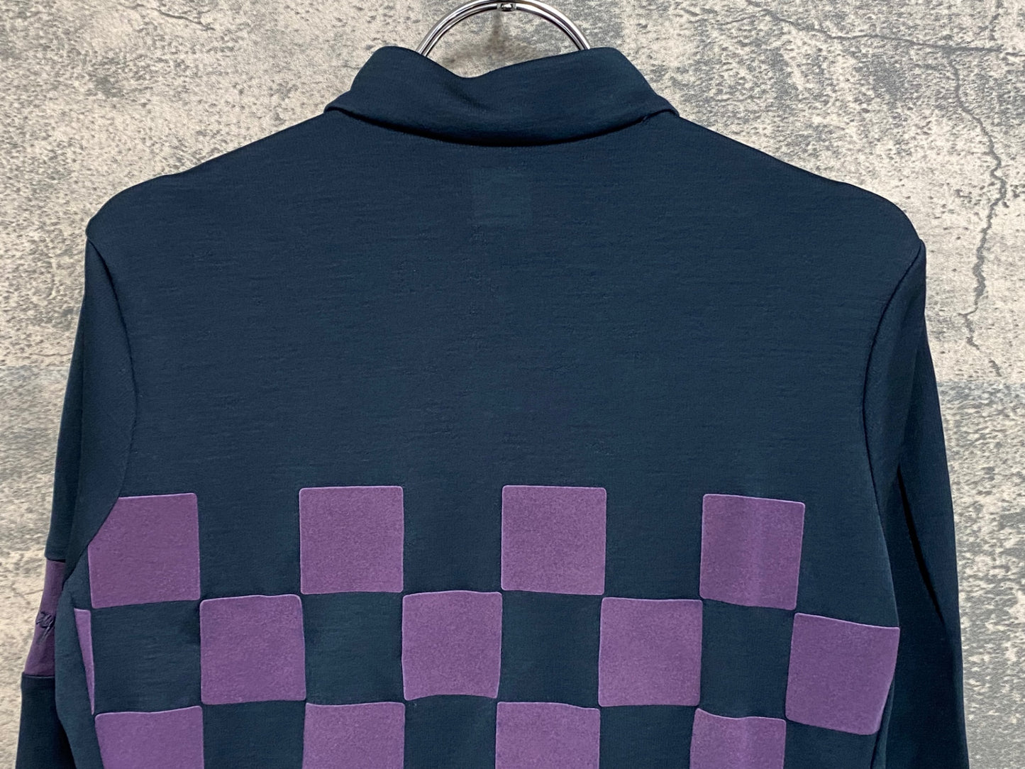 IY157 ラファ Rapha Check 長袖 サイクルジャージ S ブラック