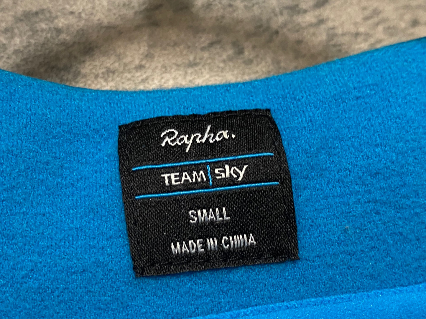 JC823 ラファ Rapha TRAINING WINTER JERSEY 長袖 サイクルジャージ 水色 S 裏起毛 TEAM sky