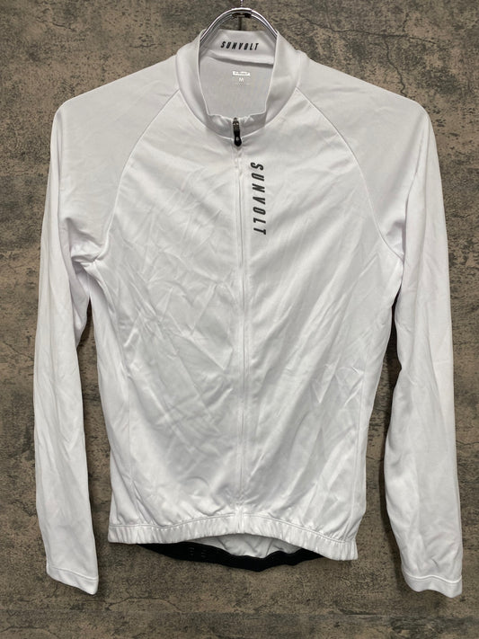 IY546 サンボルト SUNVOLT 長袖 サイクルジャージ 白 M