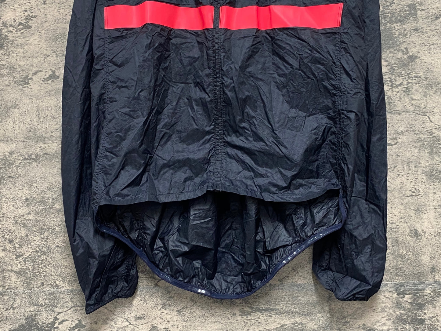 JB007 ラファ Rapha BREVET FLYWEIGHT WIND JACKET 長袖 ウィンドブレーカー 紺 L