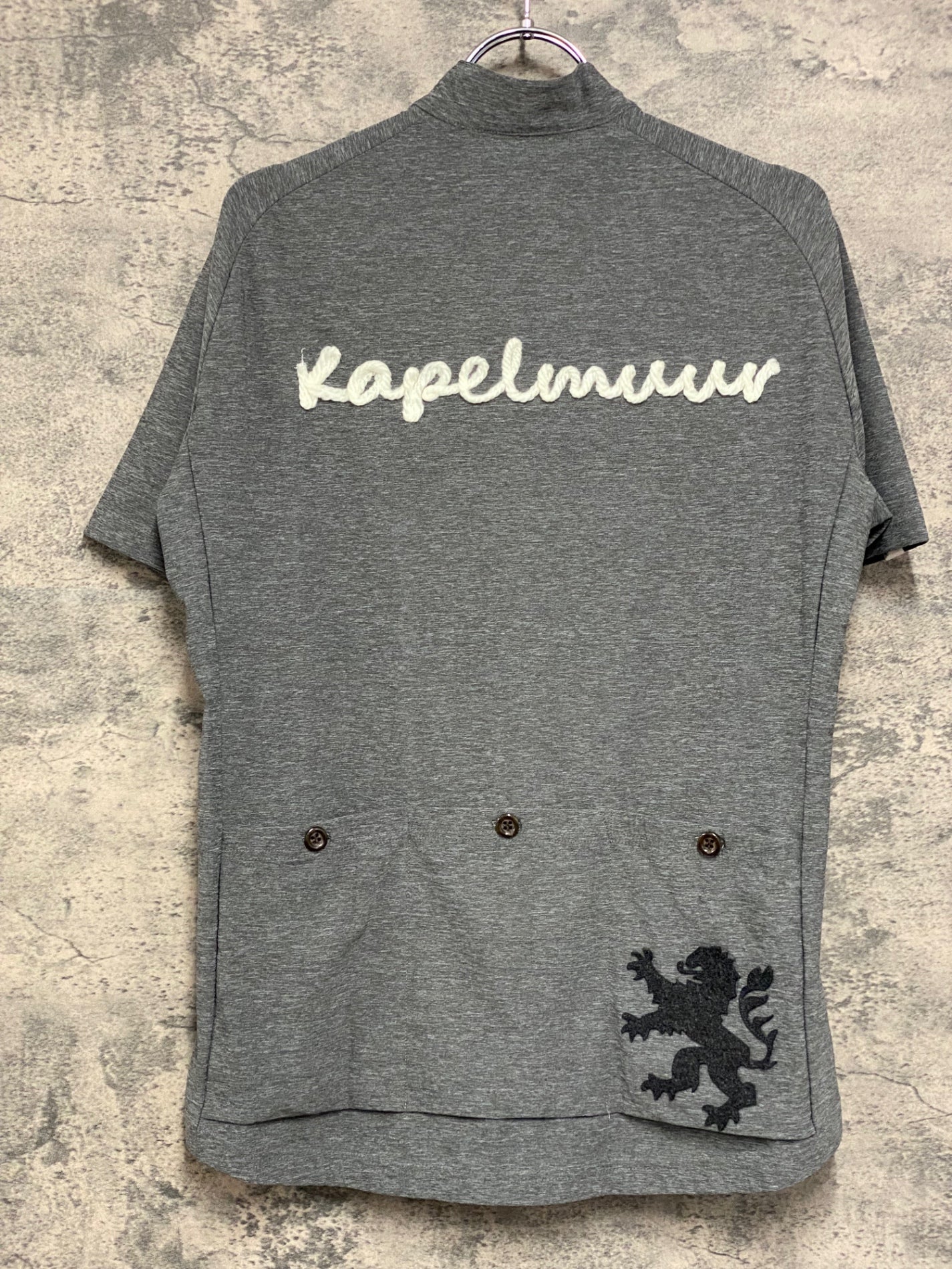 JB641 カペルミュール KAPELMUUR 半袖サイクルジャージ L グレー
