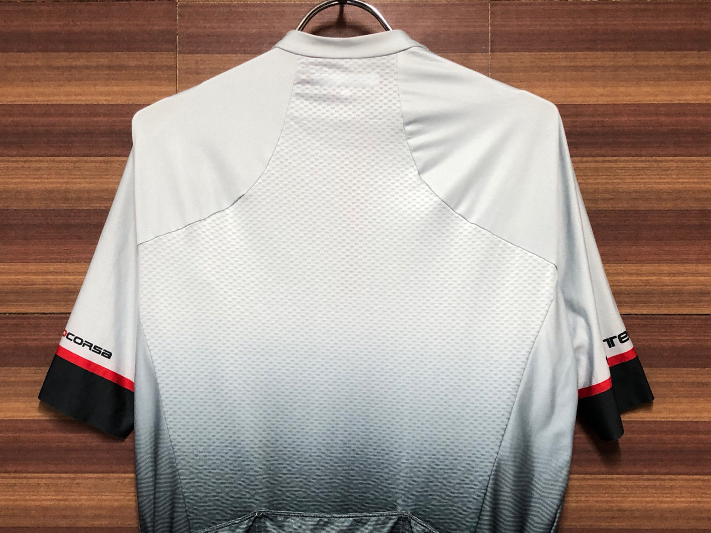 IH752 カステリ CASTELLI ROSSO CORSA 半袖 サイクルジャージ グレー XL