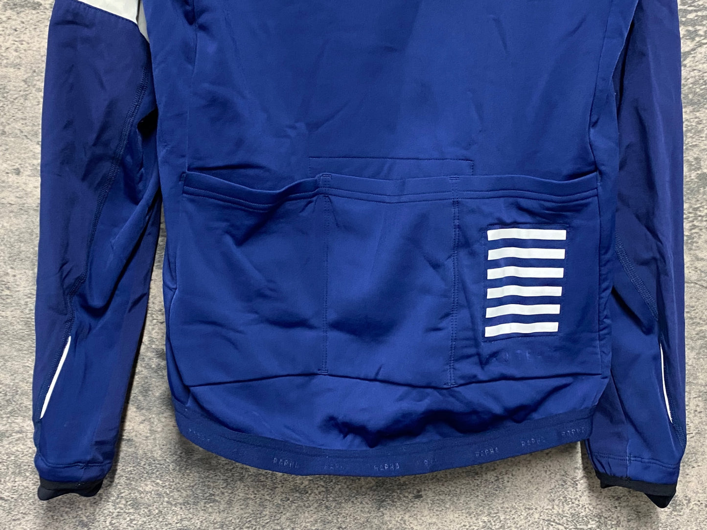 IW769 ラファ Rapha PRO TEAM JACKET 長袖 サイクルジャケット ネイビー M 裏起毛