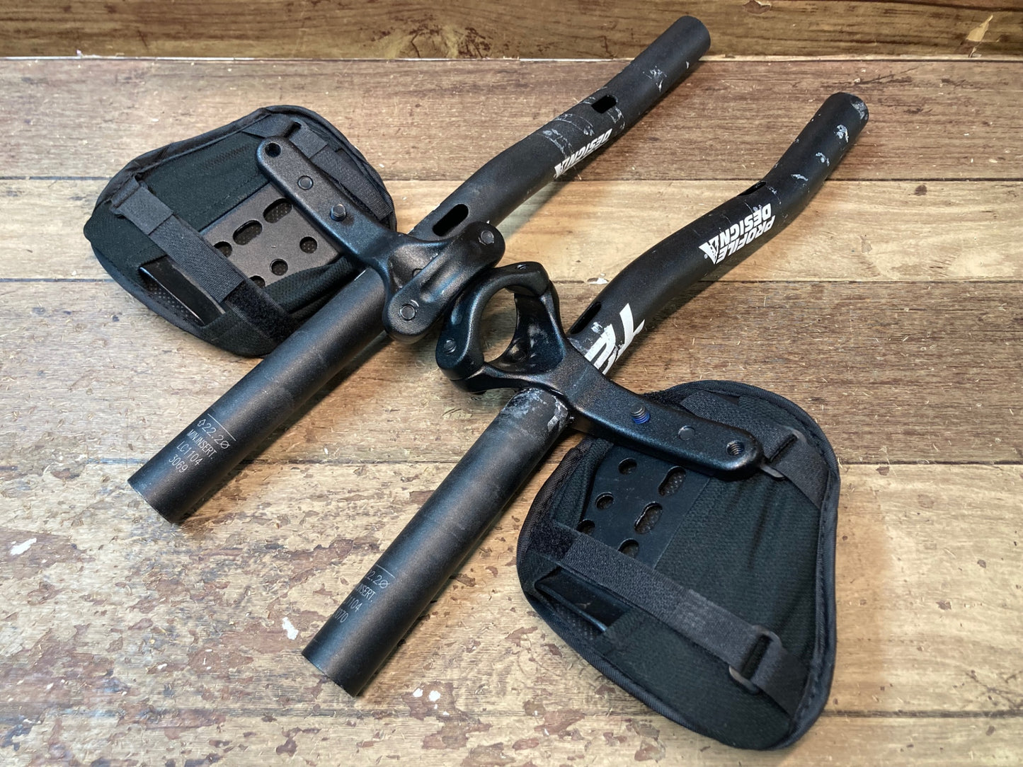 ID087 プロファイルデザイン PROFILE DESIGN T2+ アルミ DHバー 黒 Φ31.8