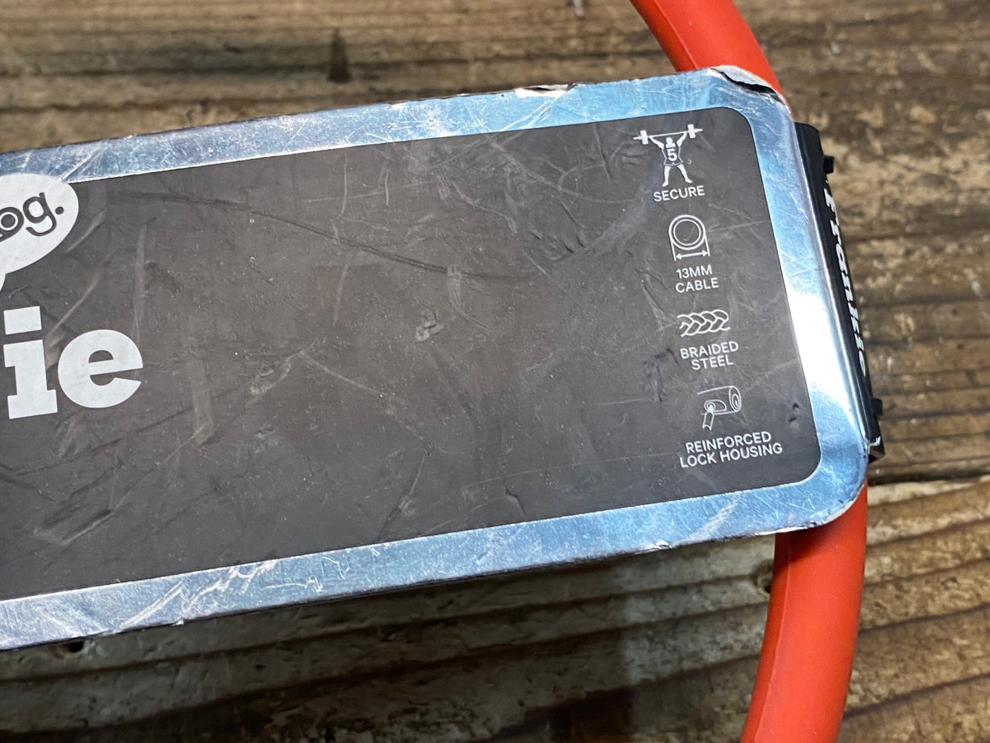 IL036 ノグ knog フランキー Frankie ケーブルロック 赤