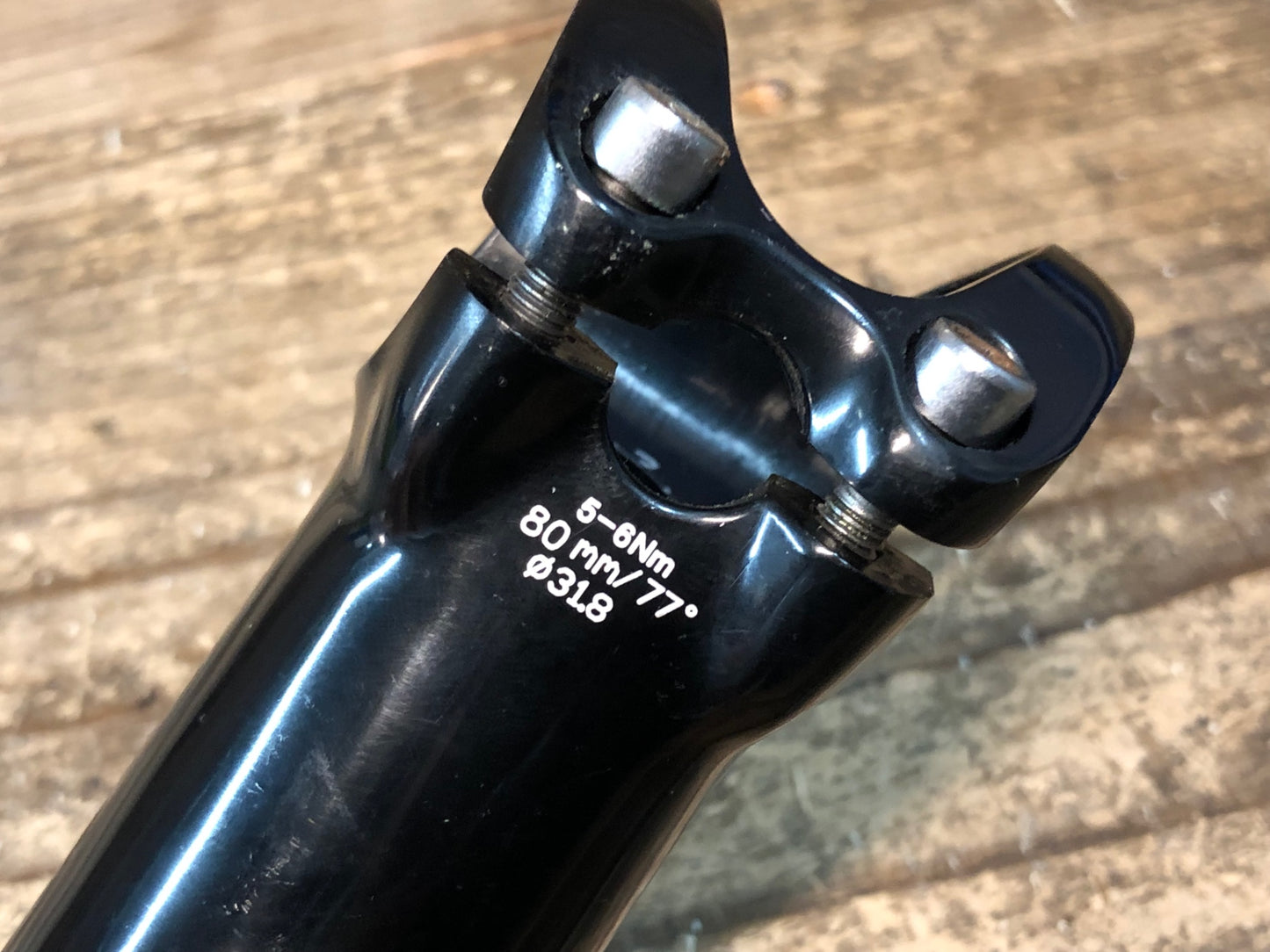 IS385 ディズナ DIXNA フォークステム アルミステム 黒 80mm Φ31.8 OS