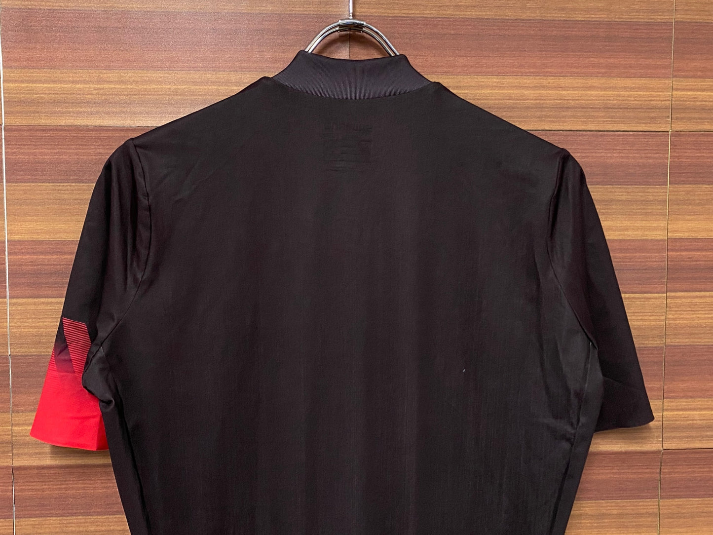 IR995 シマノ SHIMANO 半袖 サイクルジャージ 黒 赤 L