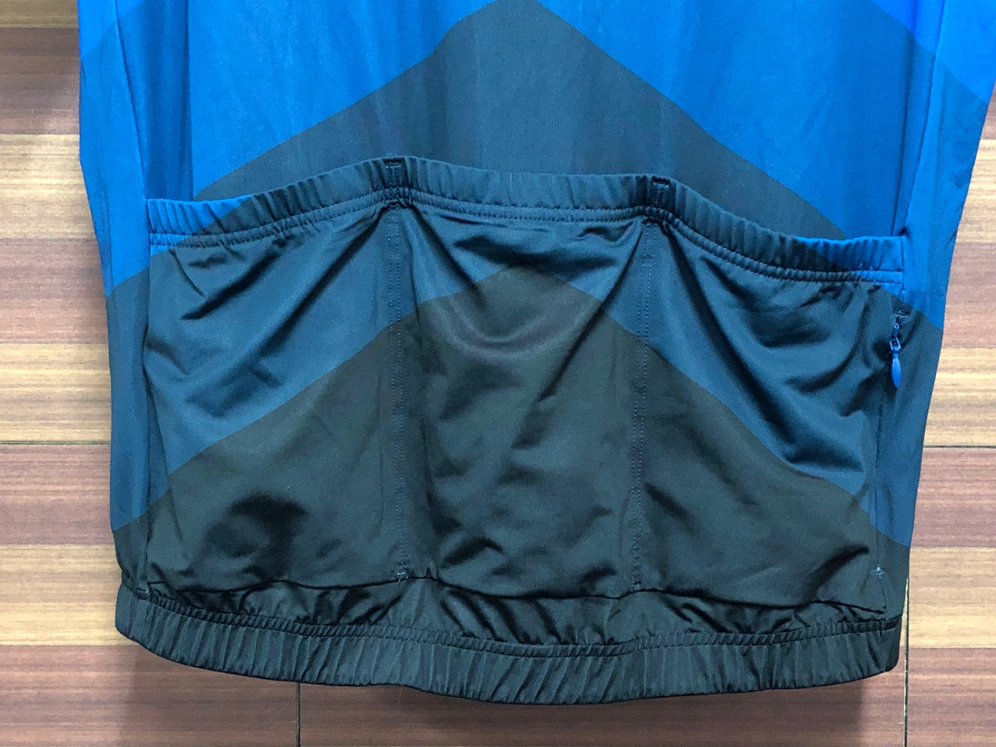 IO966 マヴィック MAVIC コスミック COSMIC 半袖 サイクルジャージ L 青