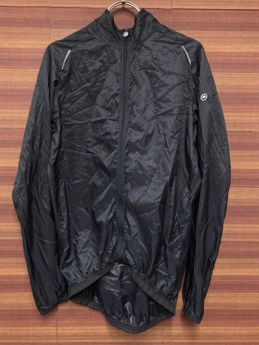 IO959 アソス assos MILLE GT WIND JACKET black ウィンドブレーカー 黒 L