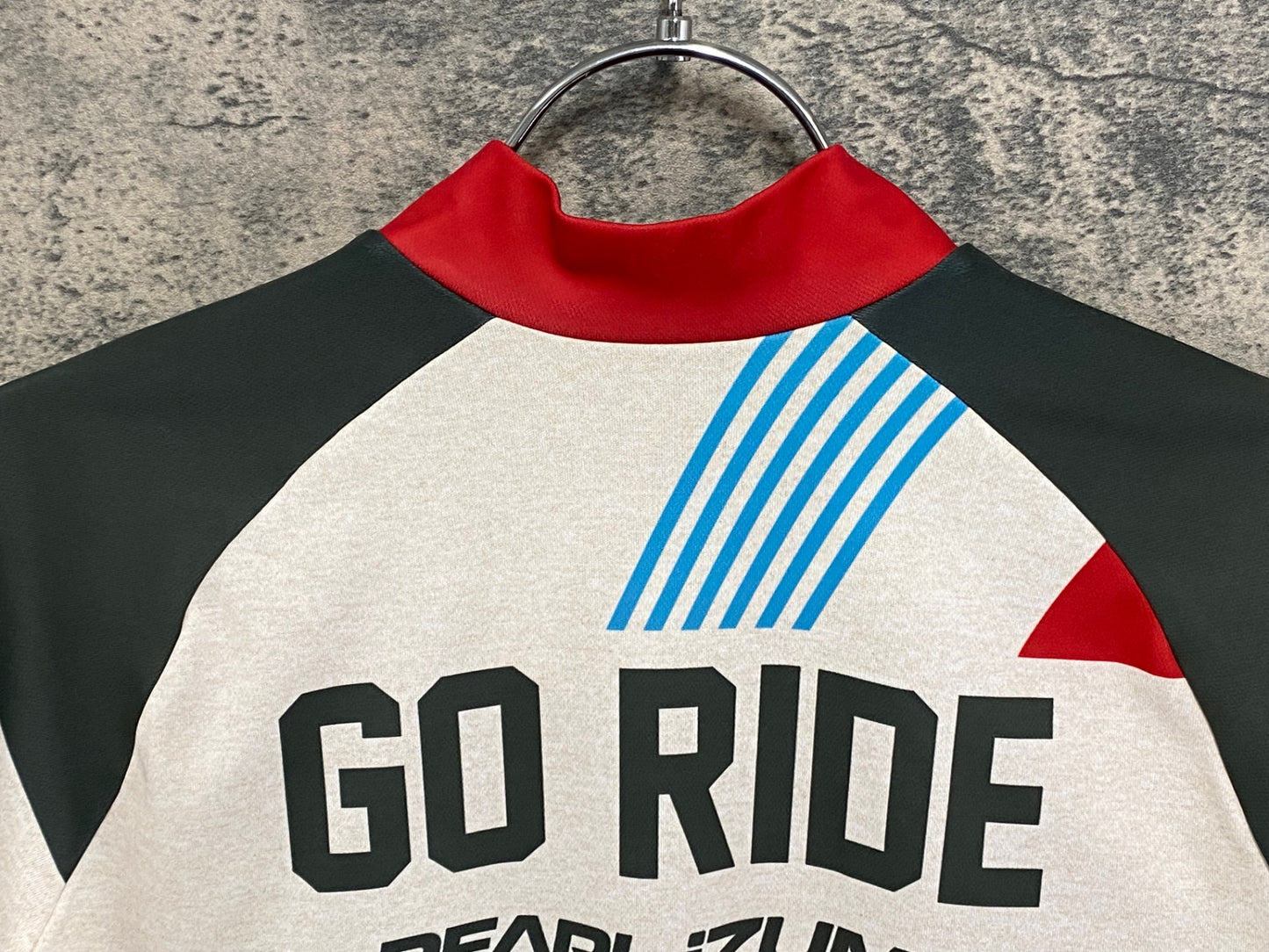 IX744 パールイズミ PEARL iZUMi 半袖サイクルジャージ グレー白 L