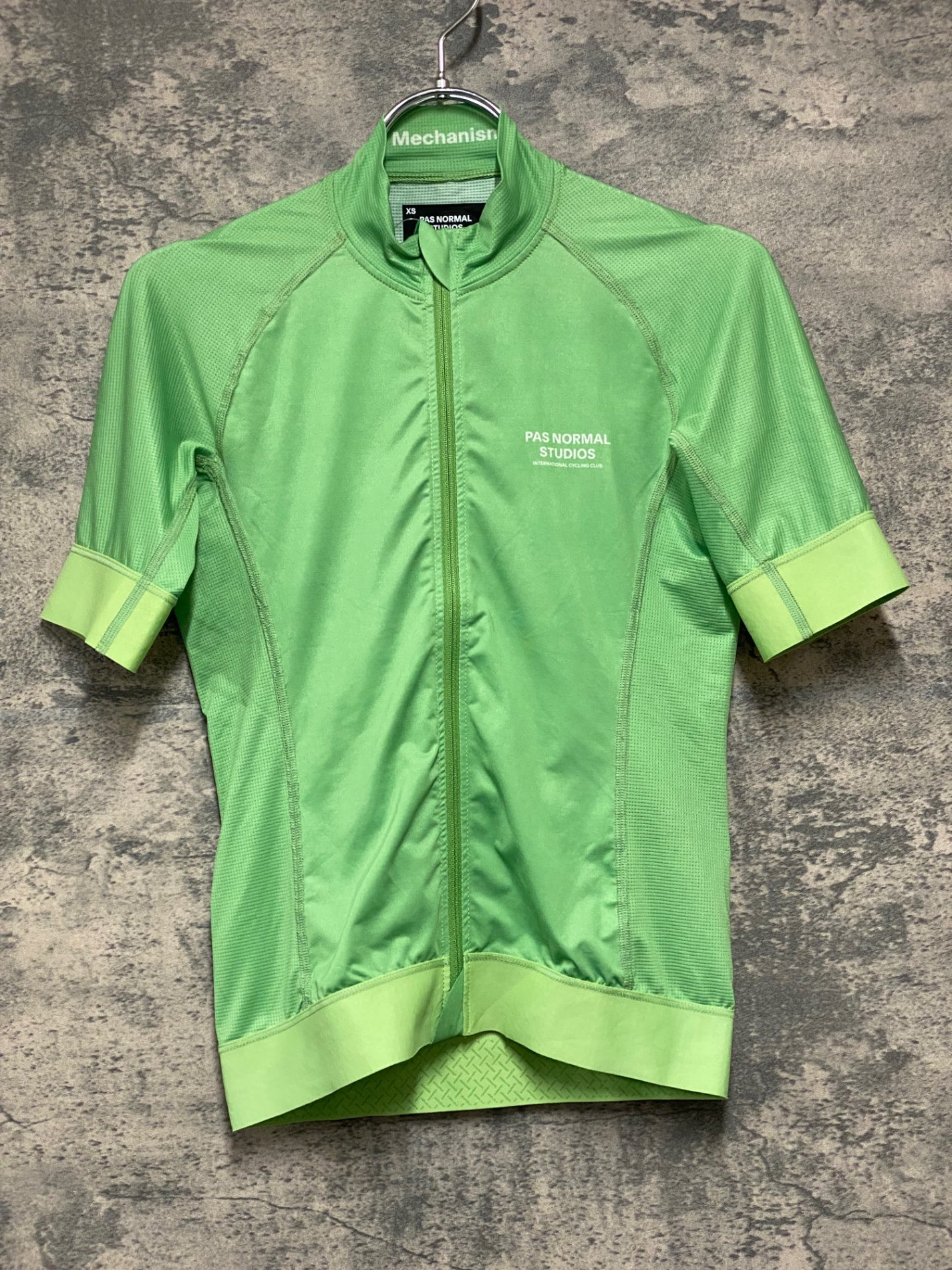 JC413 パスノーマルスタジオ Pas Normal Studios | Men's Mechanism Jersey 半袖 サイクルジャージ グリーン XS