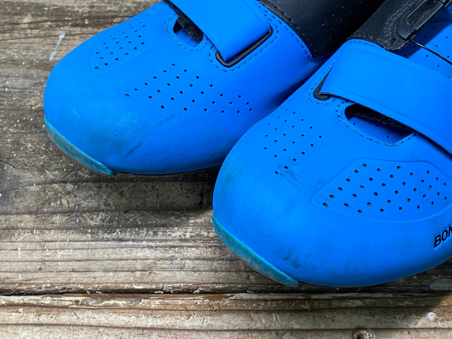 IT525 ボントレガー BONTRAGER VELOCIUS ビンディングシューズ 青 EU42 インソール欠品