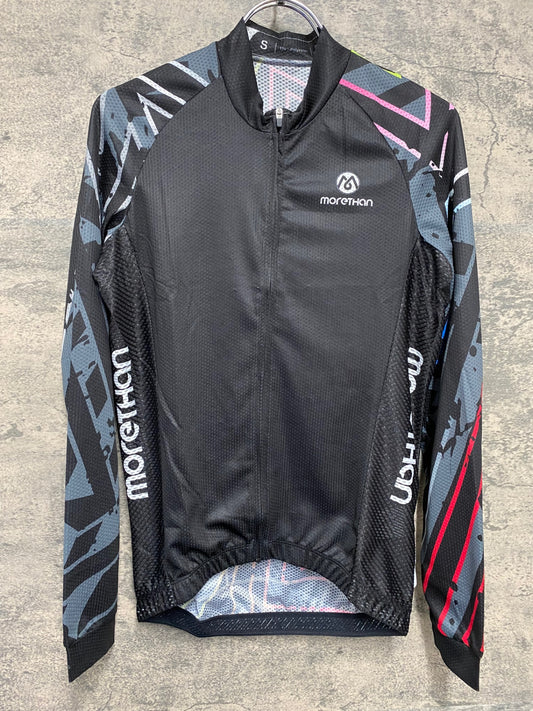 JA565 モーゼン morethan 長袖 サイクルジャージ 黒 S