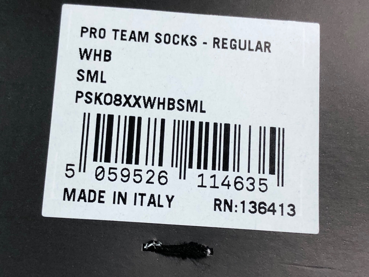 IN571 ラファ RAPHA PRO TEAM SOCKS 未使用 白 S
