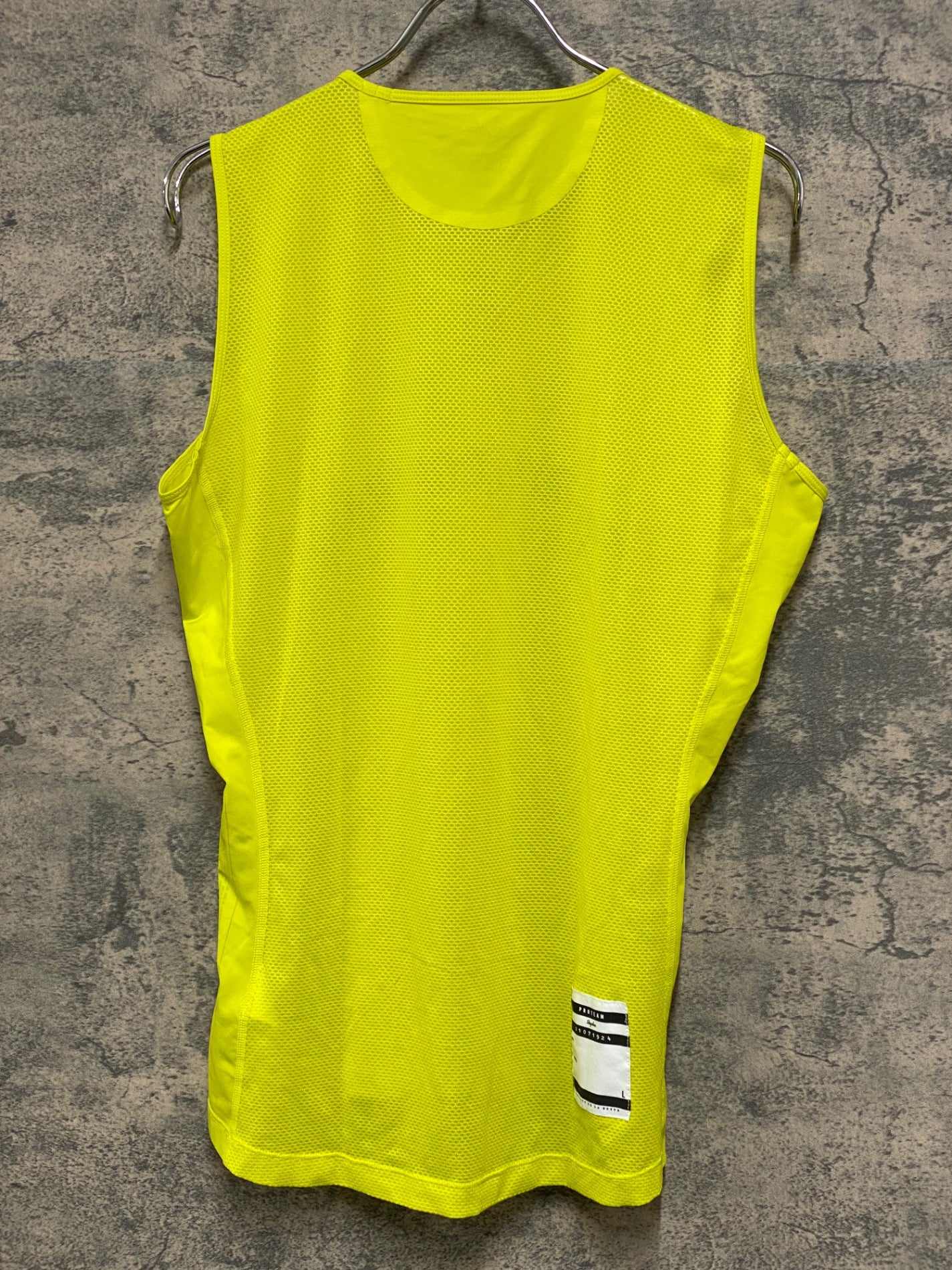 JB025 ラファ Rapha PRO TEAM BASE LAYER - SLEEVELESS ノースリーブ ベースレイヤー 黄 L